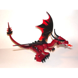 Dragon, Fantasy Era, Dark Red Head Dragon, Fantasy Era, Dark Red Head
