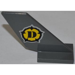 Tail Shuttle with Dino Logo Pattern on Both Sides (Stickers) - Sets 5886 / 5888 Tail Shuttle with Dino Logo Pattern on Both Sides (Stickers) - Sets 5886 / 5888