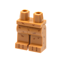 Hips and Legs with Reddish Brown Fur and Toes Pattern Hips and Legs with Reddish Brown Fur and Toes Pattern