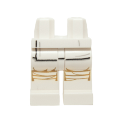 Hips and Legs with SW White Leggings, Puttees Loose, Thin Wrap Pattern Hips and Legs with SW White Leggings, Puttees Loose, Thin Wrap Pattern