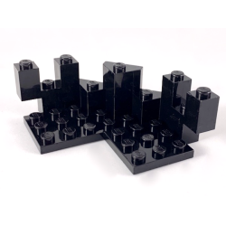 Castle Turret Top 7 x 7 Corner - Black Castle Turret Top 7 x 7 Corner - Black