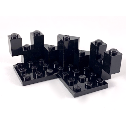 Деталь LEGO 6072 Castle Turret Top 7 x 7 Corner - Black