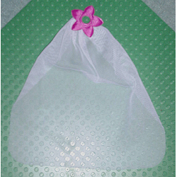 Duplo, Cloth Bed Curtains with Dark Pink Five Petal Flower Duplo, Cloth Bed Curtains with Dark Pink Five Petal Flower