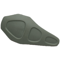 Galidor Accessory Shield with 3 Hollows - Dark Gray Galidor Accessory Shield with 3 Hollows - Dark Gray