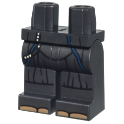 Hips and Legs with Robe Ends, Dark Blue Cords, and Medium Nougat Shoe Tips Pattern Hips and Legs with Robe Ends, Dark Blue Cords, and Medium Nougat Shoe Tips Pattern