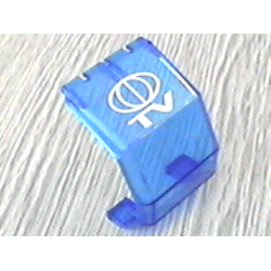 Windscreen 4 x 4 x 4 1/3 Helicopter with TV Globe Logo Pattern (Sticker) - Set 6568 Windscreen 4 x 4 x 4 1/3 Helicopter with TV Globe Logo Pattern (Sticker) - Set 6568