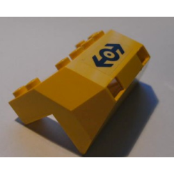 Train Front Sloping Base with Train Logo Pattern (Sticker) - Set 4559