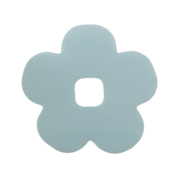 Clikits, Icon Accent Rubber Flower 5 Petals 4 1/4 x 4 1/4 - Trans-Yellow Clikits, Icon Accent Rubber Flower 5 Petals 4 1/4 x 4 1/4 - Trans-Yellow