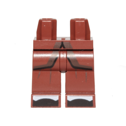 Hips and Legs with Ninjago Robe, Black and White Toes Pattern Hips and Legs with Ninjago Robe, Black and White Toes Pattern