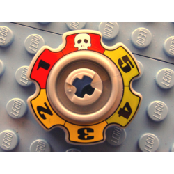 Technic Tread Sprocket Wheel Small with Glatorian Game Pattern Technic Tread Sprocket Wheel Small with Glatorian Game Pattern