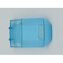 Windscreen 4 x 4 x 4 2/3 with Bar Handle with White Danger Stripes, 'STORMER' and '237 EO 07985' Pattern (Stickers) - Set 44017 Windscreen 4 x 4 x 4 2/3 with Bar Handle with White Danger Stripes, 'STORMER' and '237 EO 07985' Pattern (Stickers) - Set 44017