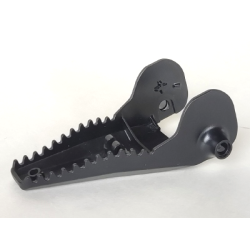 Dinosaur Head Toothed, Jaw Bottom - Black