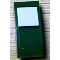 Slope, Curved 2 x 1 x 2/3 with Black Lines and White Square Pattern (Sticker) - Set 75894 Slope, Curved 2 x 1 x 2/3 with Black Lines and White Square Pattern (Sticker) - Set 75894