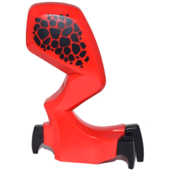 Dragon Leg (Castle) Right with Black Claws and Hip Pattern Dragon Leg (Castle) Right with Black Claws and Hip Pattern