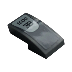 Slope, Curved 2 x 1 x 2/3 with Bugatti Logo and '1500' Pattern (Sticker) - Set 42083 Slope, Curved 2 x 1 x 2/3 with Bugatti Logo and '1500' Pattern (Sticker) - Set 42083