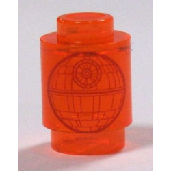 Brick, Round 1 x 1 with SW Death Star Pattern Brick, Round 1 x 1 with SW Death Star Pattern