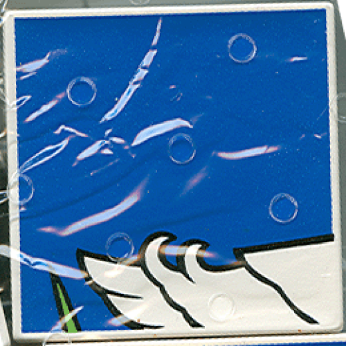 Деталь LEGO 2756pb019 Duplo, Tile 2 x 2 x 1 with Duck Mosaic Picture 01 Pattern