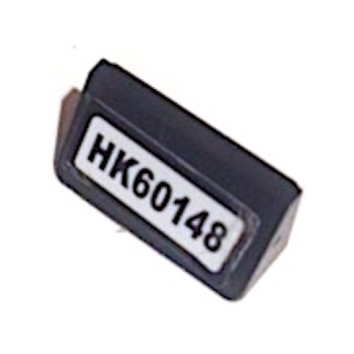Деталь LEGO 85984pb185 Slope 30 1 x 2 x 2/3 with 'HK60148' Pattern (Sticker) - Set 60148