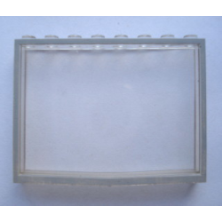 Modulex, Window 1 x 8 x 6 with Gray Border Pattern