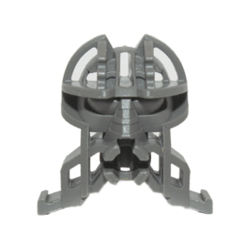 Деталь LEGO 32579 Bionicle Head Connector Block (Tohunga) - Dark Gray