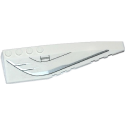 Wedge 12 x 3 Right with DC Javelin Spaceship Pattern (Sticker) - Set 76028