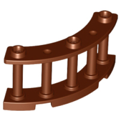 Fence 4 x 4 x 2 Quarter Round Spindled with 3 Studs Fence 4 x 4 x 2 Quarter Round Spindled with 3 Studs