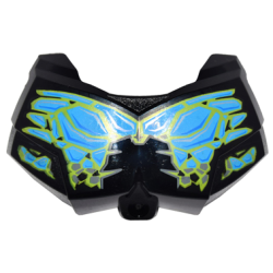 Large Figure Chest Armor Small with Bionicle Storm Beast Pattern Large Figure Chest Armor Small with Bionicle Storm Beast Pattern