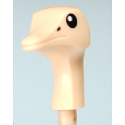 Ostrich Head with Black Eyes Pattern Ostrich Head with Black Eyes Pattern