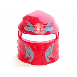 Large Figure Visor, Santis with Blue Pattern