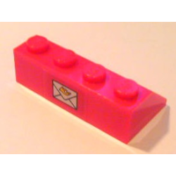 Slope 45 2 x 4 with Mail Envelope Pattern (Sticker) - Set 4564