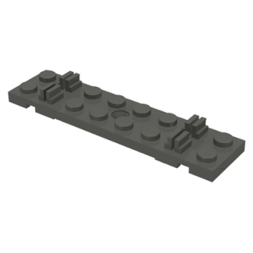 Деталь LEGO 4166 Train, Track Sleeper Plate 2 x 8 with Cable Grooves