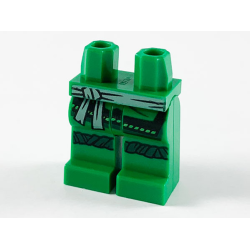 Hips and Legs with Sand Green Sash, Dark Green Knee Wrappings Pattern Hips and Legs with Sand Green Sash, Dark Green Knee Wrappings Pattern