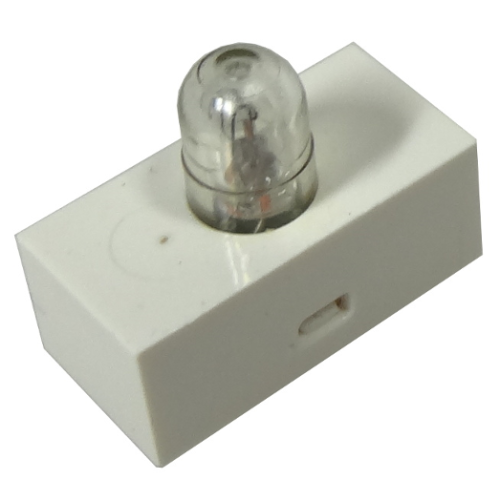 Деталь LEGO 4767 Electric, Light Brick 1 x 2 with Lamp on Top