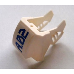 Motorcycle 4 Juniors Fairing 4 x 3 x 3 with Axle with Purple 'A.02' Pattern (Sticker) - Set 7705 Motorcycle 4 Juniors Fairing 4 x 3 x 3 with Axle with Purple 'A.02' Pattern (Sticker) - Set 7705