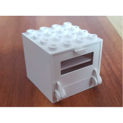 Homemaker Stove / Oven 4 x 4 x 3 with White Shelf and White Door (841 / 842 / 843)