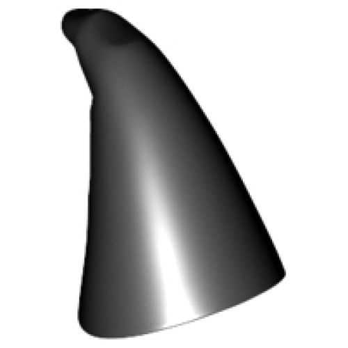 Деталь LEGO 17349 Minifigure, Headgear Hat, Cone Drooping, Wizard