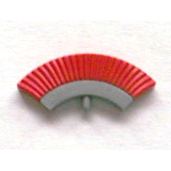 Minifigure, Crest with Red Plumes Pattern