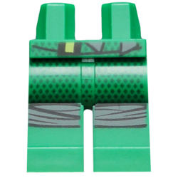 Hips and Legs with Small Dark Green Diamonds and Dark Bluish Gray Knee Wrappings Pattern Hips and Legs with Small Dark Green Diamonds and Dark Bluish Gray Knee Wrappings Pattern