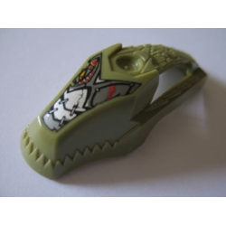 Flywheel Fairing Crocodile Streamlined Shape with Cragger Pattern