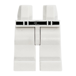 Hips and Legs with Black Belt, Silver Buckle, and 4 Narrow Belt Loops Pattern