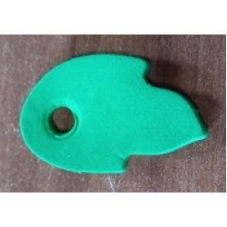 Foam Scala Decoration for Hair Clip with Hole
