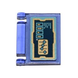 Minifigure, Utensil Book Cover with Indicators and Sliders Pattern (Sticker) - Set 70838 Minifigure, Utensil Book Cover with Indicators and Sliders Pattern (Sticker) - Set 70838