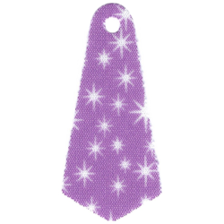 Mini Doll, Cape Cloth, Friends, Long Narrow with Small Top Hole with Stars on Medium Lavender Background Pattern Mini Doll, Cape Cloth, Friends, Long Narrow with Small Top Hole with Stars on Medium Lavender Background Pattern