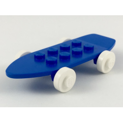 Fabuland Skateboard with White Wheels