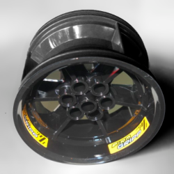 Wheel 56mm D. x 34mm Technic Racing Medium, 6 Pin Holes with Yellow 'FIRM GRIPP' Pattern (3 Stickers) - Set 42039 Wheel 56mm D. x 34mm Technic Racing Medium, 6 Pin Holes with Yellow 'FIRM GRIPP' Pattern (3 Stickers) - Set 42039