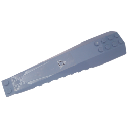Wedge 16 x 4 Triple Curved with Reinforcements with Alpha Team Arctic Pattern (Sticker) - Set 4743