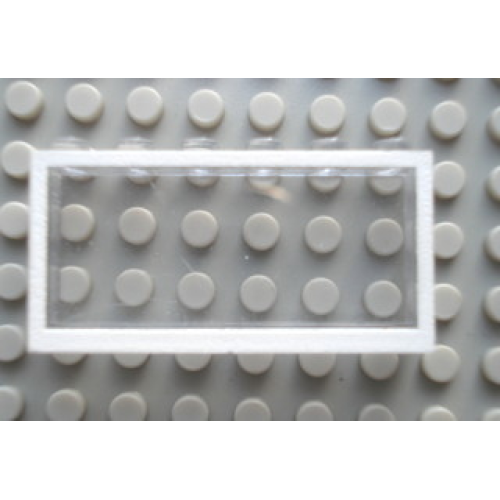 Деталь LEGO Mx1563pb01 Modulex, Window 1 x 6 x 3 with White Border Pattern