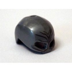 Minifigure, Headgear Helmet Mask with Black Lines on Face and Forehead Pattern Minifigure, Headgear Helmet Mask with Black Lines on Face and Forehead Pattern