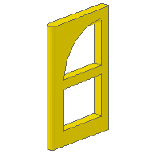 Деталь LEGO 601 Pane for Window 2 x 6 x 6 FreeStyle