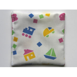 Duplo, Cloth 4 x 4, Baby Blanket with Toys Pattern Duplo, Cloth 4 x 4, Baby Blanket with Toys Pattern